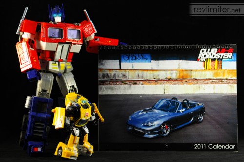 The 2011 CR.net calendar! Presented by the Autobots.