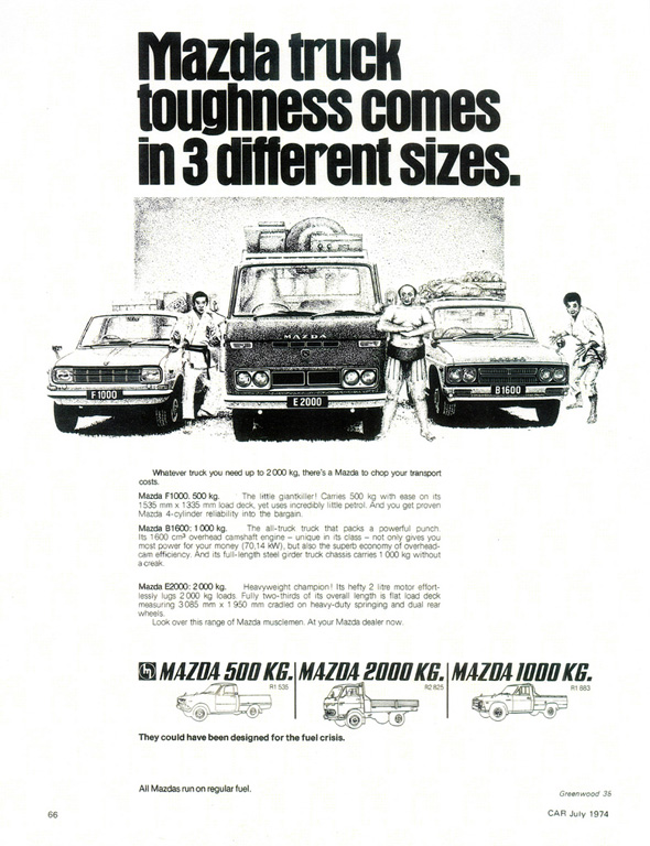 Vintage Mazda trucks