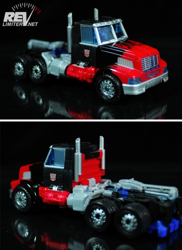 Truck mode front and rear.
