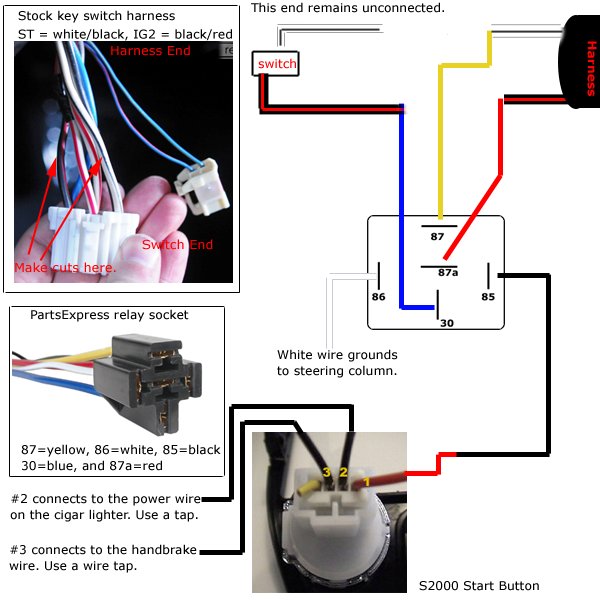 revlimiter.net - S2000 Starter Button (98-05 Version) sabre wiring diagram 