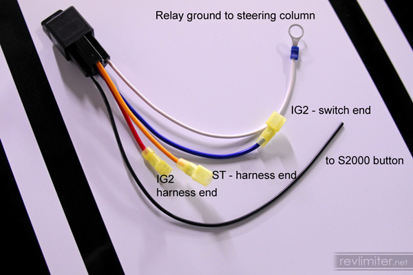 Relay wiring details