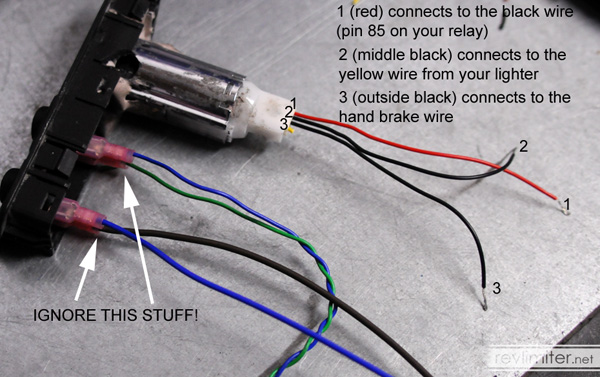 S2000 button wiring details