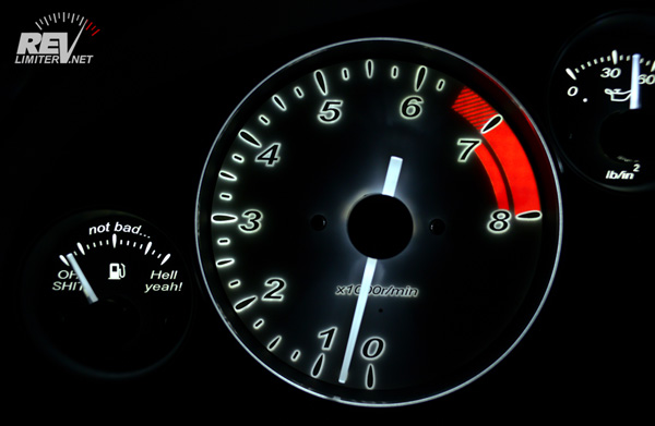 revlimiter Gauges - Version MX-8