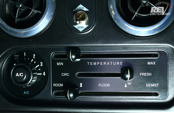 GT-40 HVAC panel