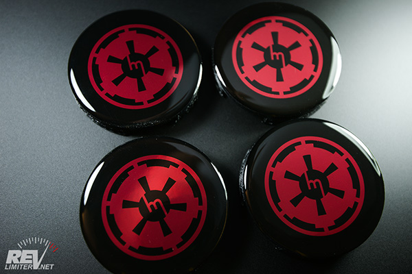 Custom wheel shop centre caps